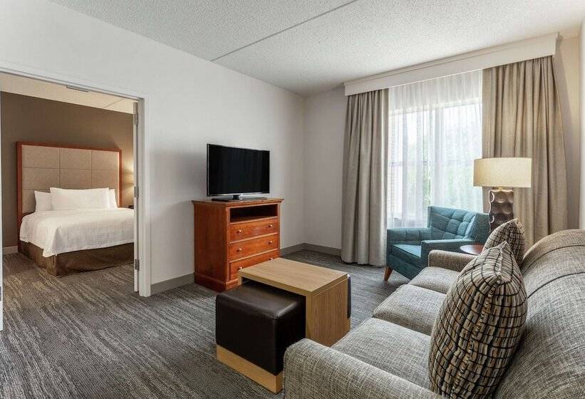 带大床的套房, Homewood Suites By Hilton Albany