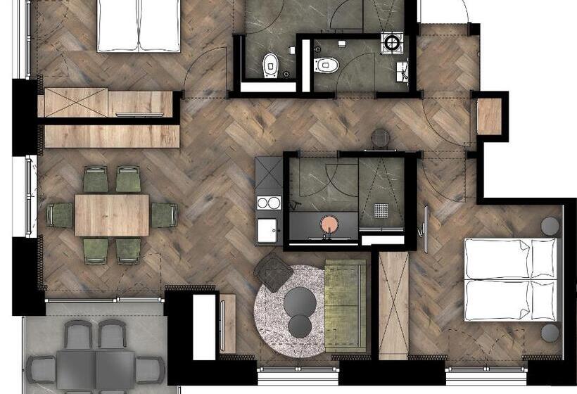 סוויטת סופריור, The Matthew   Copper Lodge