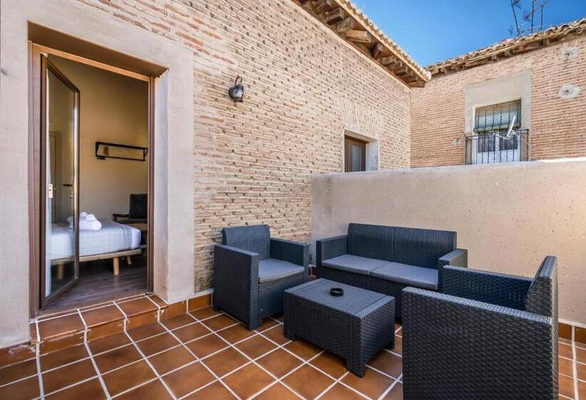 اتاق استاندارد با تراس, Azacanes Hostal Boutique Toledo