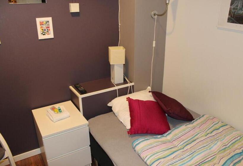 스탠다드 싱글 룸 공동욕실, City Lodge Stockholm