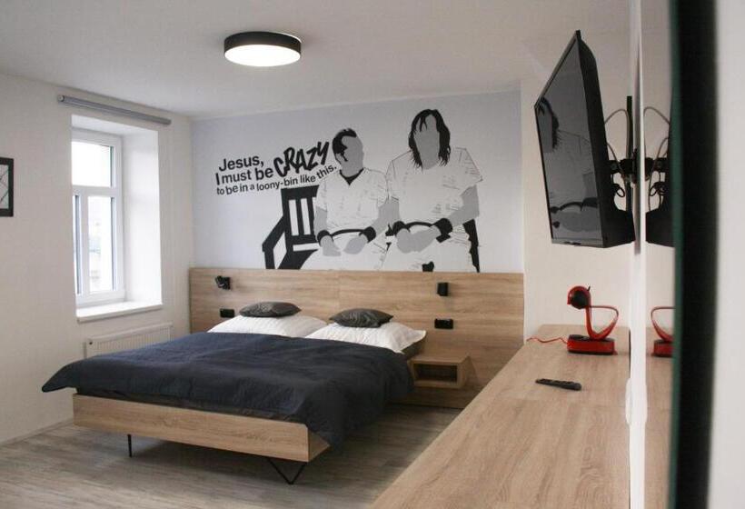 Deluxe room with river view, Penzion Via Ferrata