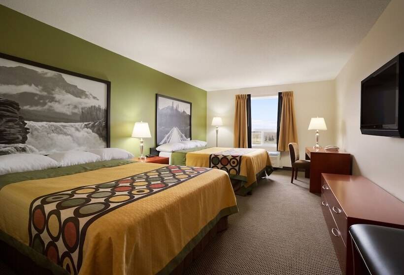 Номер Стандарт 2 Двуспальные Кровати, Super 8 By Wyndham Sherwood Park/edmonton Area