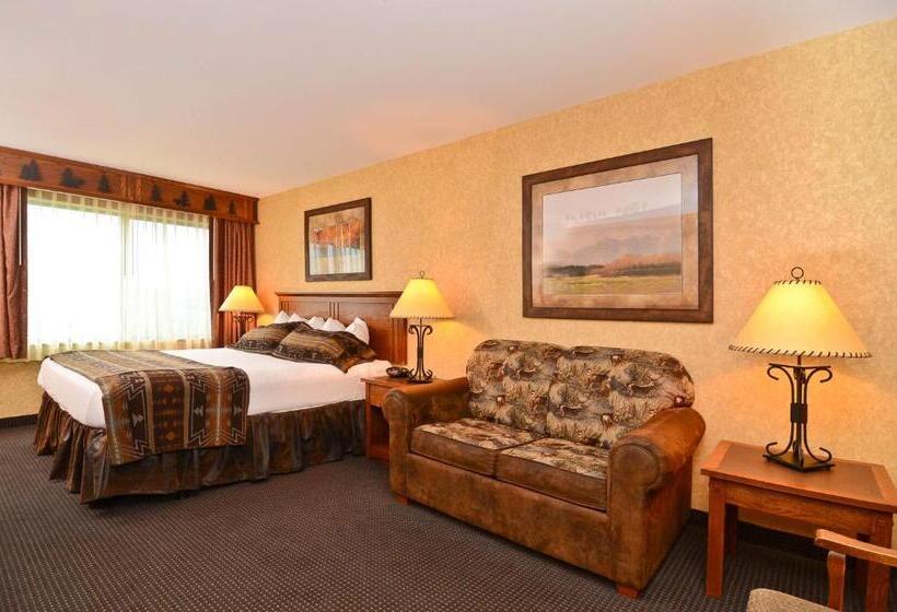 带大床的豪华间, Best Western Plus Kelly Inn And Suites