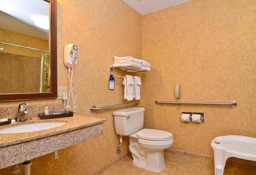 适合残疾人士使用的带超级大床的标准间, Best Western Plus Kelly Inn And Suites