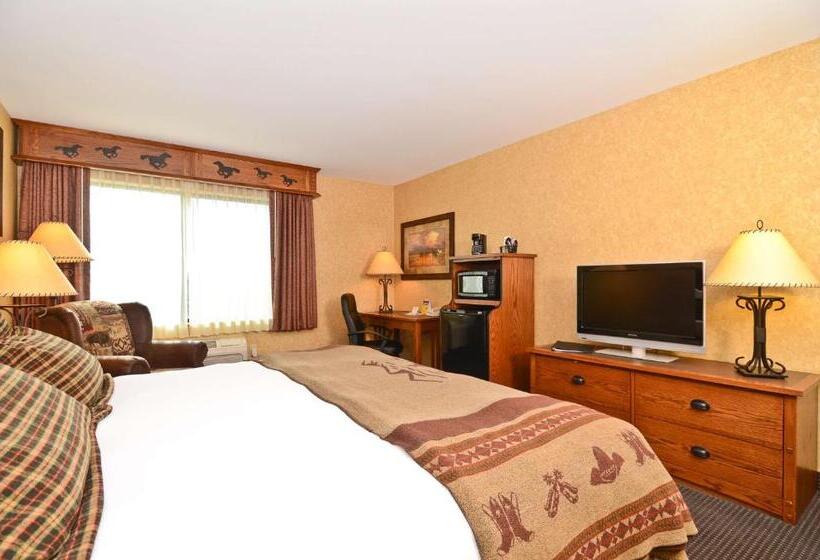 适合残疾人士使用的带超级大床的标准间, Best Western Plus Kelly Inn And Suites