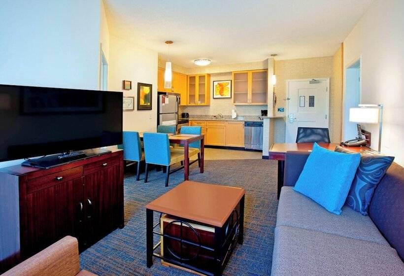 침실 2개 스위트, Residence Inn Baltimore Hunt Valley