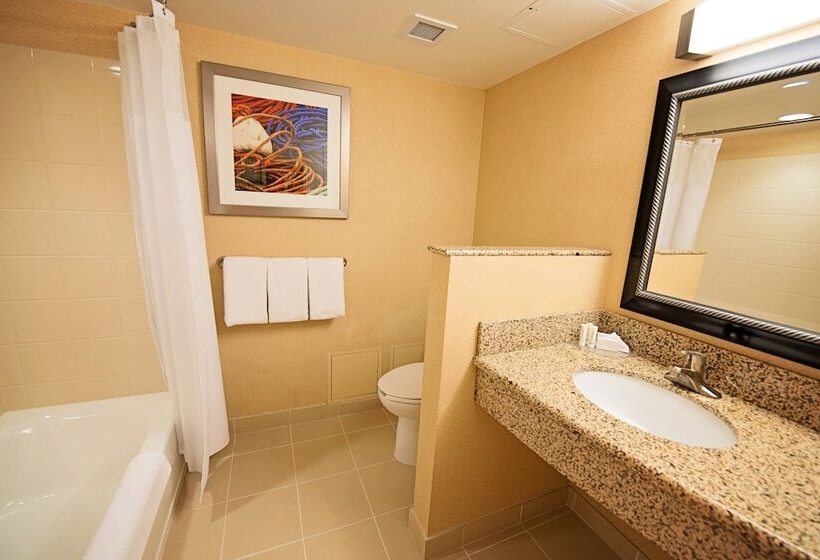 景色の見えるダブルベッドスタンダードルーム, Courtyard By Marriott Halifax Downtown