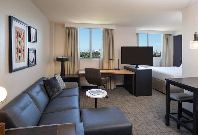 带2个卧室的套房, Residence Inn By Marriott Miami Airport