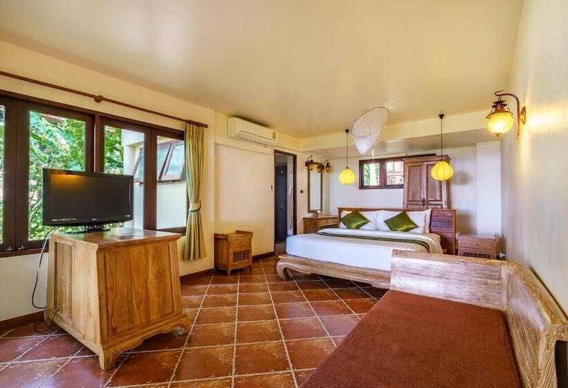 اتاق لوکس با چشم‌انداز دریا, Chivapuri Beach Resort