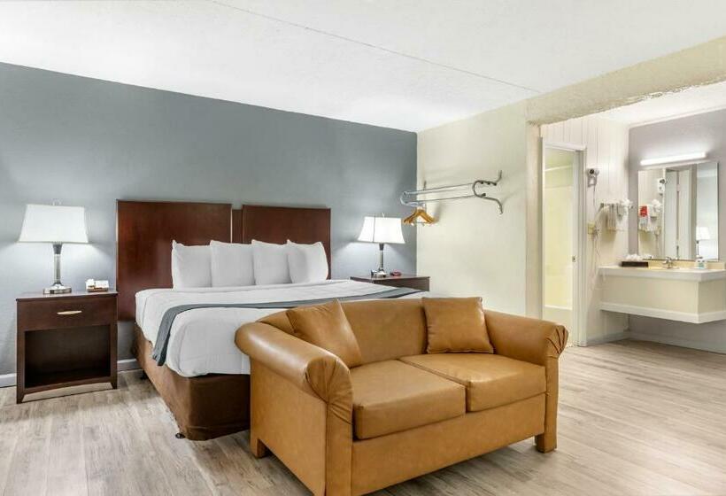 プールの見えるシングルルーム, Econo Lodge Of Conway