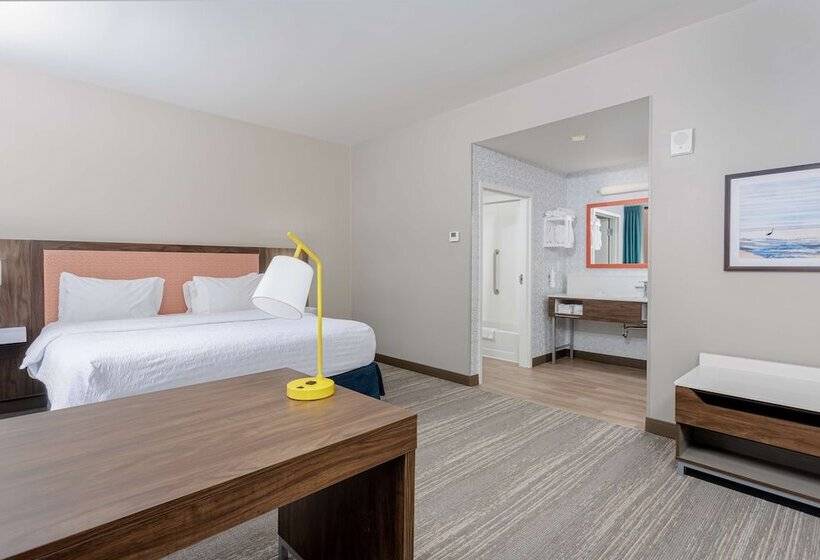 스탠다드 스튜디오 킹침대, Hampton Inn & Suites Orange Beach/gulf Front