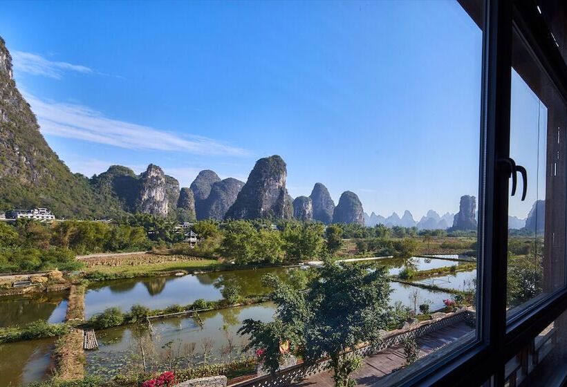 Номер Deluxe Вид на Горы, Yangshuo Hidden Dragon Villa
