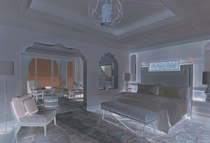 주니어 스위트 킹사이즈 침대, Waldorf Astoria Ras Al Khaimah