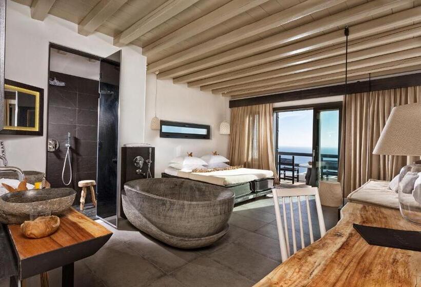 سوییت با چشمانداز دریا, Myconian Utopia Relais & Chateaux