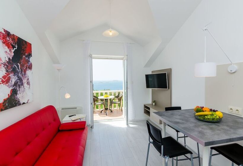آپارتمان پرمیوم 1 خوابه با چشم‌انداز دریا, Villa Panorama Dubrovnik
