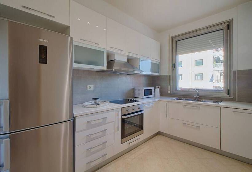 침실 2개 아파트, The Rooms Serviced Apartments Tirana