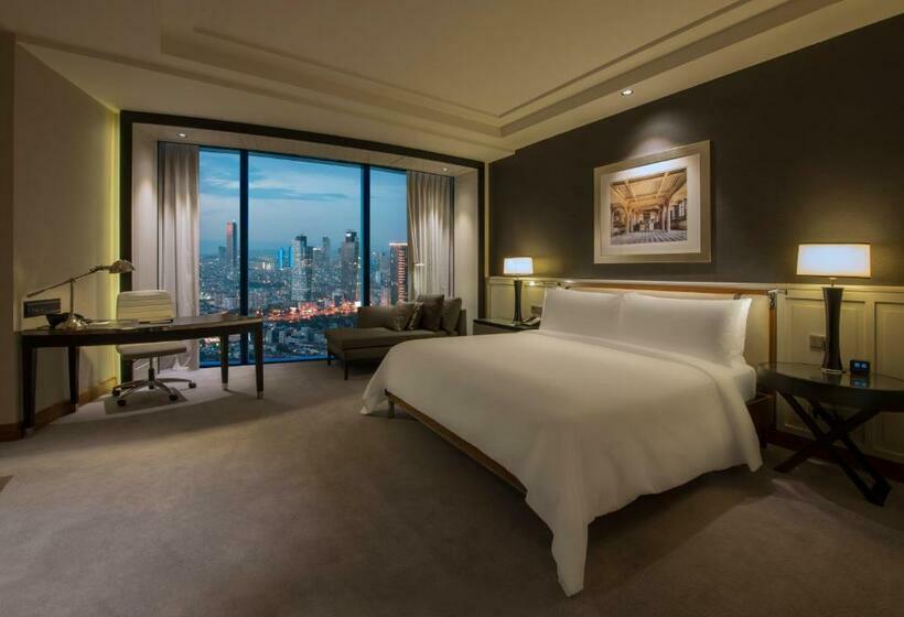 キングサイズベッドのエクゼクティブルーム, Hilton Istanbul Bomonti Hotel & Conference Center