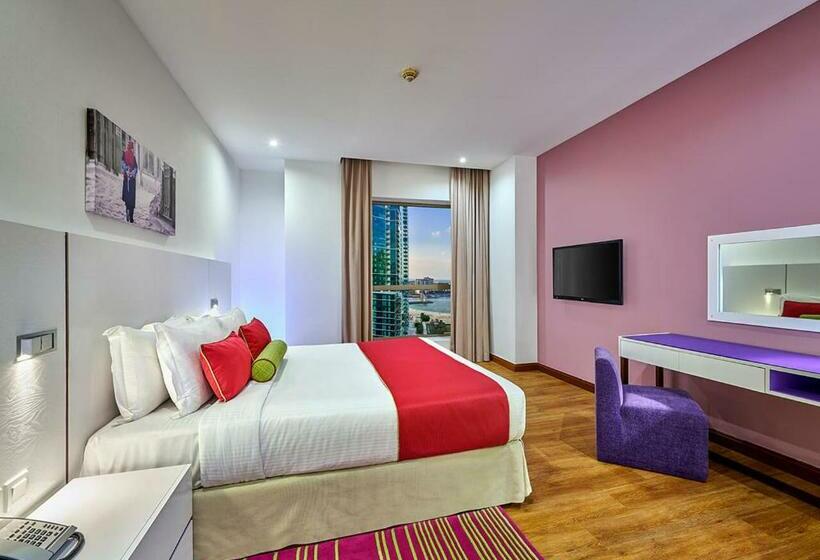 آپارتمان 1 خوابه با چشم‌انداز جانبی دریا, Ramada Hotel, Suites And Apartments By Wyndham Dubai Jbr