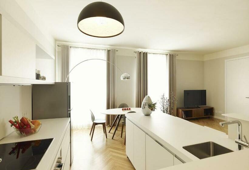 침실 2개 아파트, Sans Souci Wien