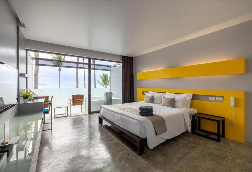 Номер Deluxe Вид на Море с Балконом, Explorar Koh Phangan   Adults Only Resort And Spa