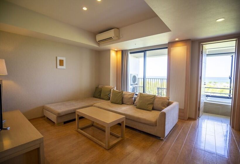 침실 1개 디럭스 아파트, Moon Ocean Ginowan Hotel & Residence
