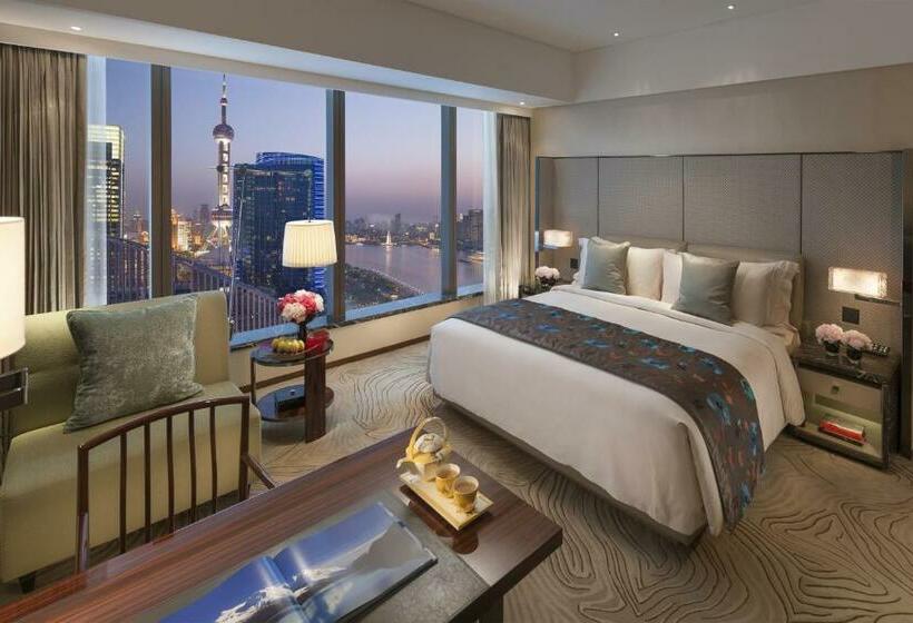 اتاق لوکس با تخت بزرگ, Mandarin Oriental Pudong, Shanghai