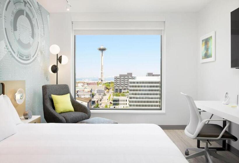 חדר סטנדרט עם מיטת קינג, Astra Hotel, Seattle, A Tribute Portfolio Hotel By Marriott   No Resort Fees