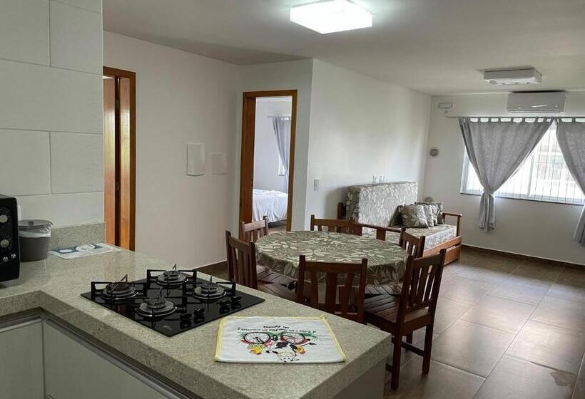 Apartamento Deluxe 1 Dormitório, Apart Hotel Canto Grande
