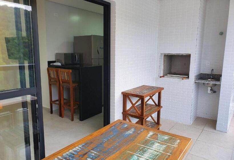 침실 1개 전망 아파트, Flats Capitania Varam Pitangueiras