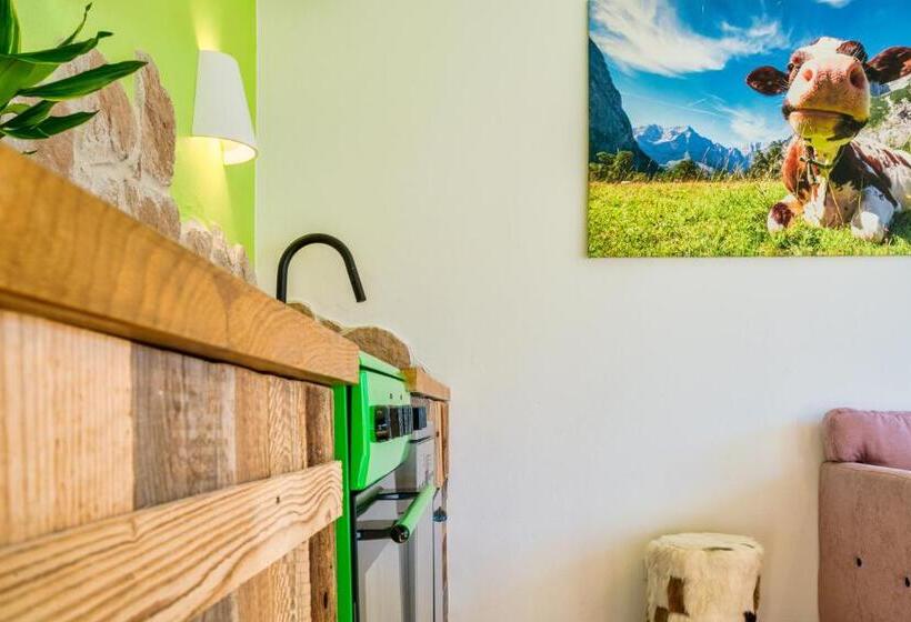آپارتمان 1 خوابه با بالکن, Zur Schönen Aussicht Hotel Garni