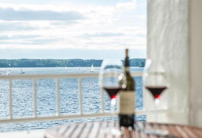 Premiumzimmer mit Meerblick, Strandhotel Glücksburg
