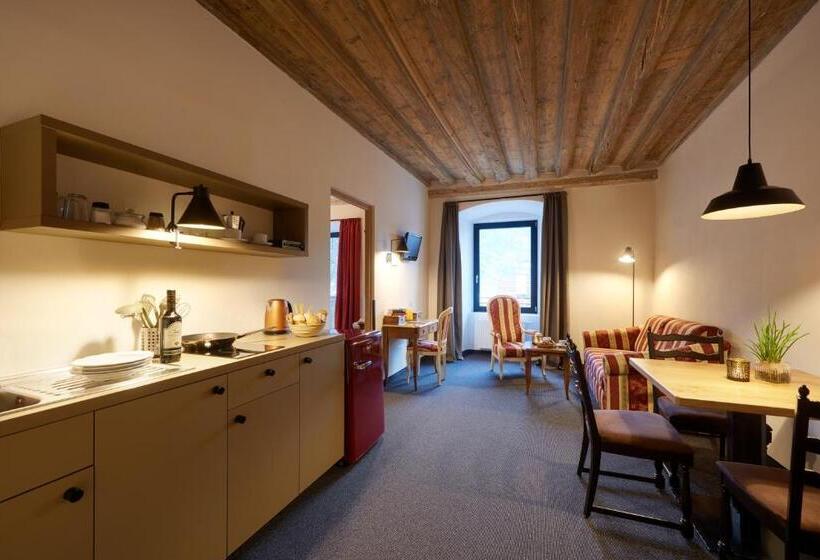 带1个卧室的高级公寓, Historic Guesthouse Bircher B&b Apartments By Sterzing