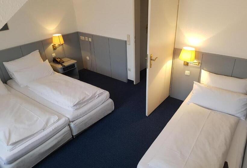اتاق استاندارد سه نفره, Altstadthotel Augsburg