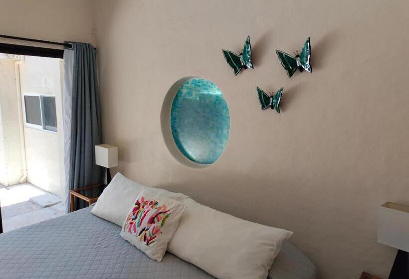 جناح مطلّ علي حمام السباحة, Cabañas Puerto Morelos