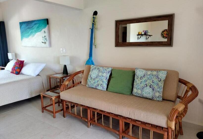إستوديو قياسى مزودة بتراس, Cabañas Puerto Morelos