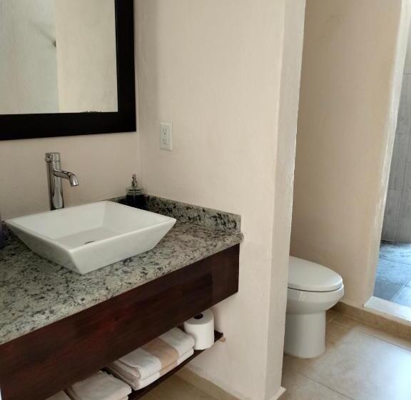 إستوديو قياسى مزودة بتراس, Cabañas Puerto Morelos
