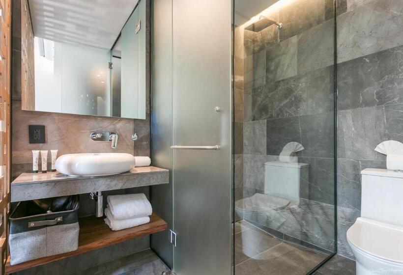 テラス付き１ベッドルームアパートメント, Iik Tulum By Groovy Stays  A Hip Condo Hotel With Wifi, Rooftop, Pool, Sleeps 6