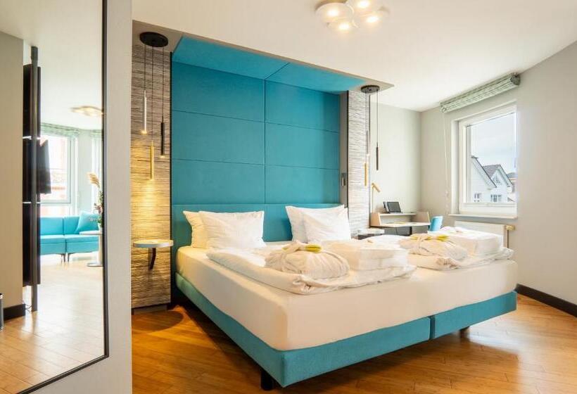 Standardzimmer mit seitlichem Meerblick, Das Ahlbeck Hotel & Spa