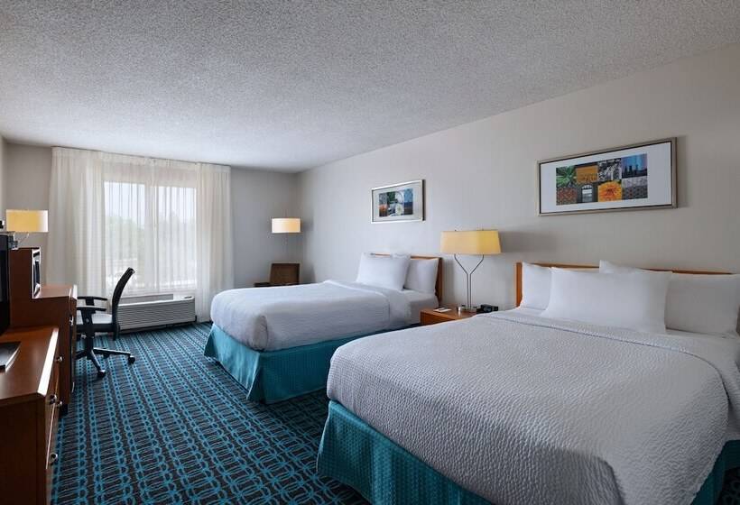 Quarto Estandar 2 Camas Casal, Fairfield Inn And Suites By Marriott Mcallen