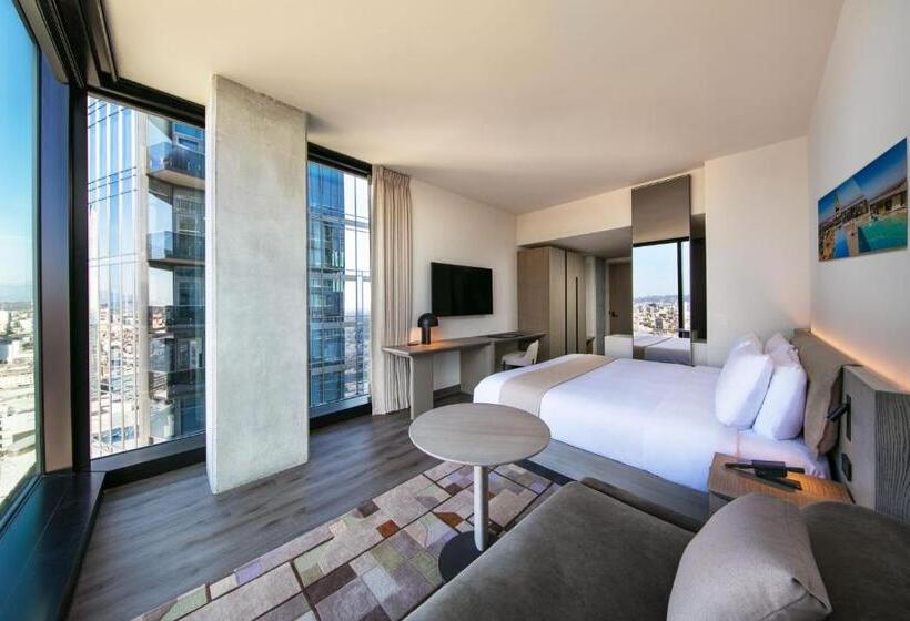 带大床的标准间, Ac Hotel By Marriott Downtown Los Angeles