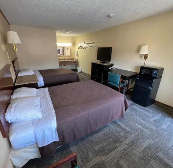 Номер Стандарт 2 Двуспальные Кровати, Green Valley Motel Winston Salem