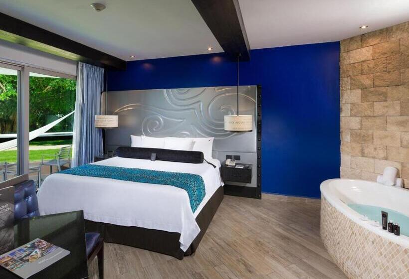 キングサイズベッドのデラックスルーム, Hard Rock Hotel Riviera Maya   All Inclusive