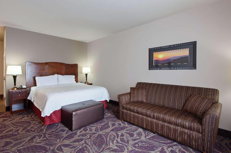 带大床的标准间, Hampton Inn Seattle/everett