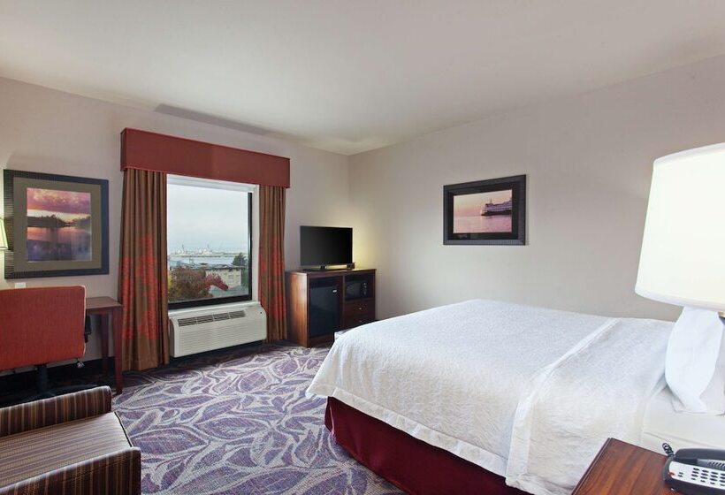 标准间带双人床, Hampton Inn Seattle/everett