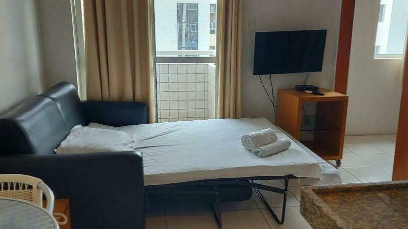 Apartamento 1 Dormitório, American Flat   Ponta D Areia   Ferreira Hospedagens