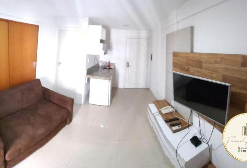 Apartamento Superior 1 Dormitório, American Flat   Ponta D Areia   Ferreira Hospedagens