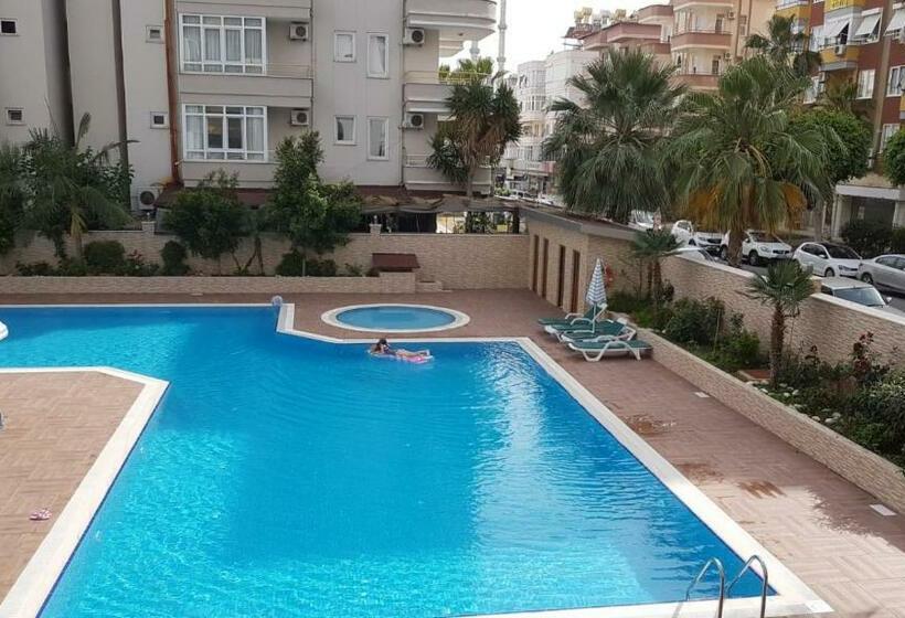 Апартаменты 1 Спальня с Балконом, Granada City Alanya Luxury Appartment 800м от пляжа клеопатра