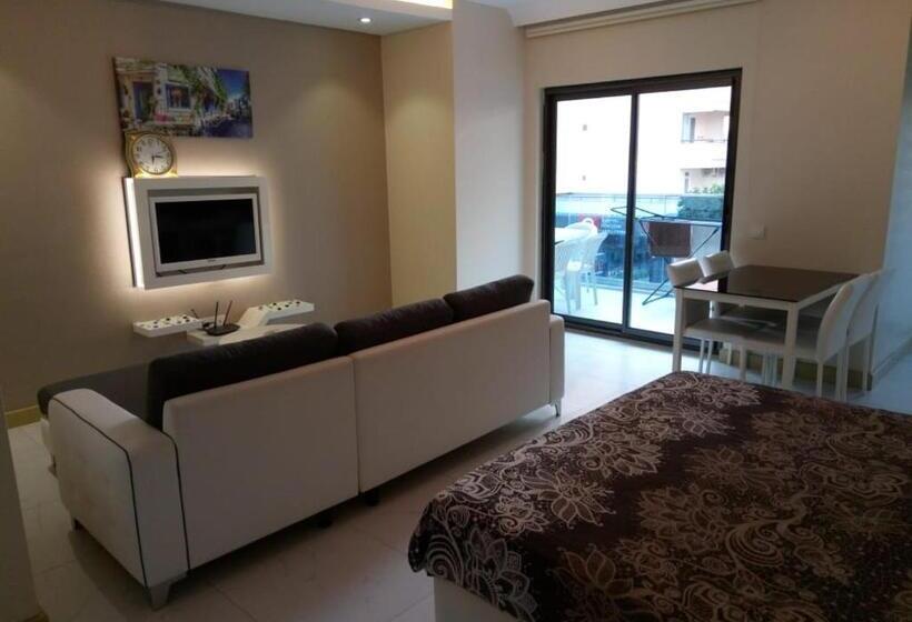 Апартаменты 1 Спальня с Балконом, Granada City Alanya Luxury Appartment 800м от пляжа клеопатра
