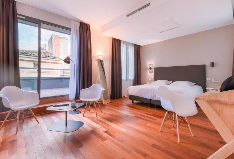 Апартаменты 1 Спальня с Террасой, Loft Luxe Hyper Centre: Terrasse/piscine/ Salle De Sport
