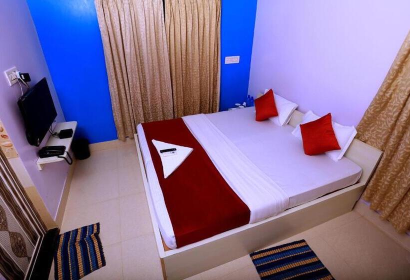 اتاق سوپریور با تخت بزرگ, Railview Inn Bhubaneswar
